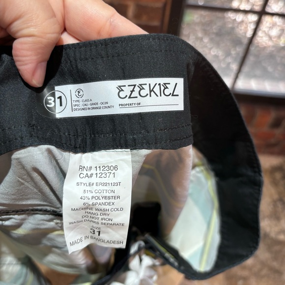 Ezekiel mens colorblock swim surfer trunks board shorts gray 31 - Picture 5 of 5